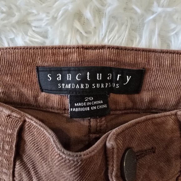 Sanctuary Rust Brown Corduroy Pants. Size 29. EUC. - Picture 3 of 4